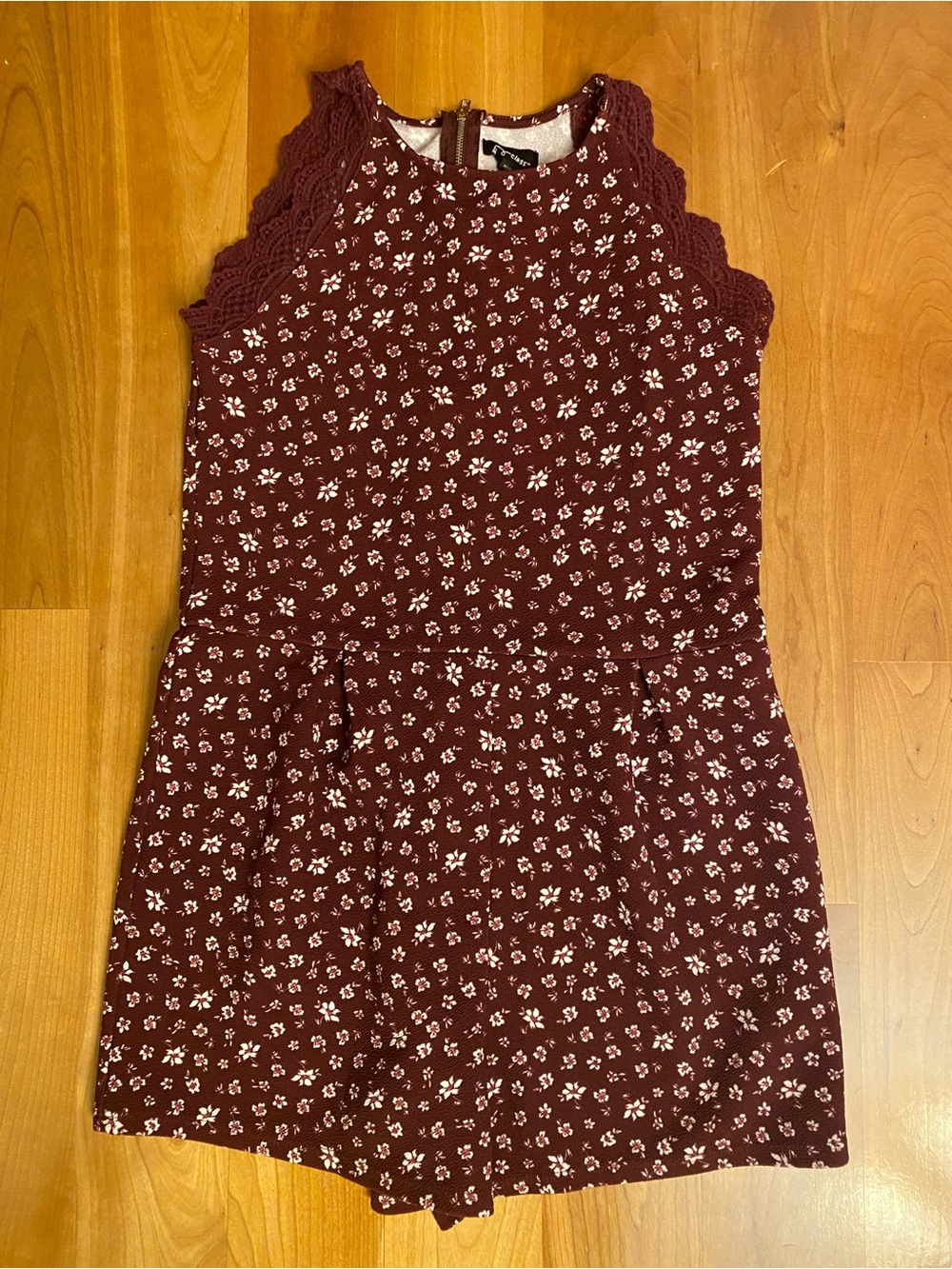 Art Class Floral Romper - Girls XL